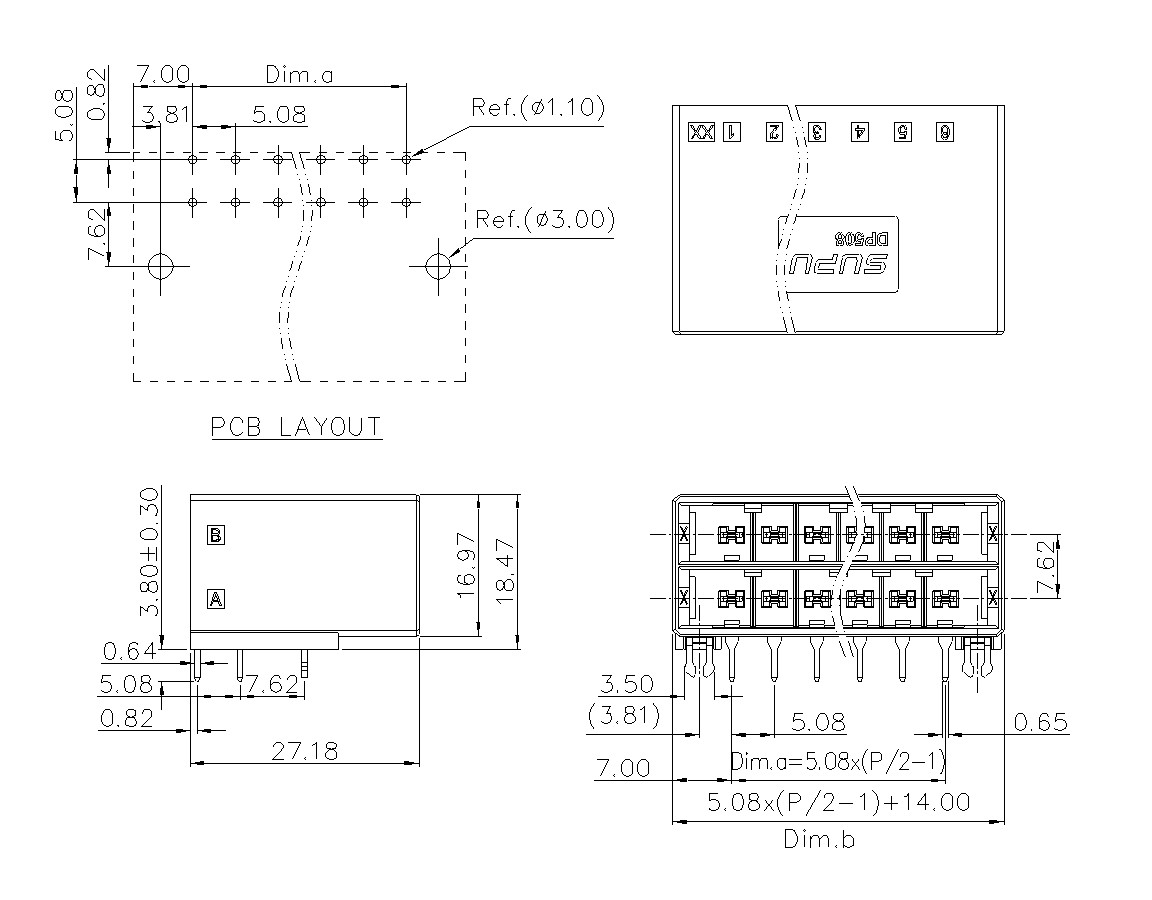 动态接插件连接器DP508H2XXF-BK-XX10-速普电子