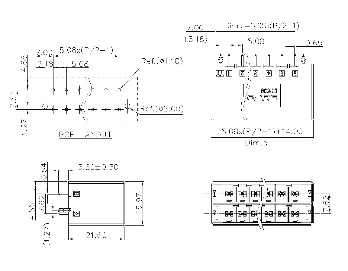 动态接插件连接器DP508V2XXF-BK-YY10-速普电子